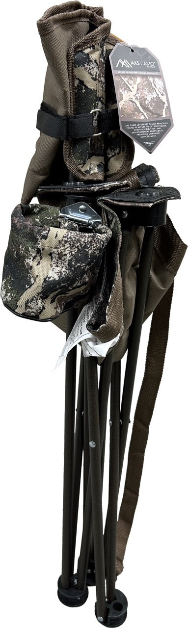 Tri-Lite Stool W/ Back - AXS Camo™ Shroud Ranger