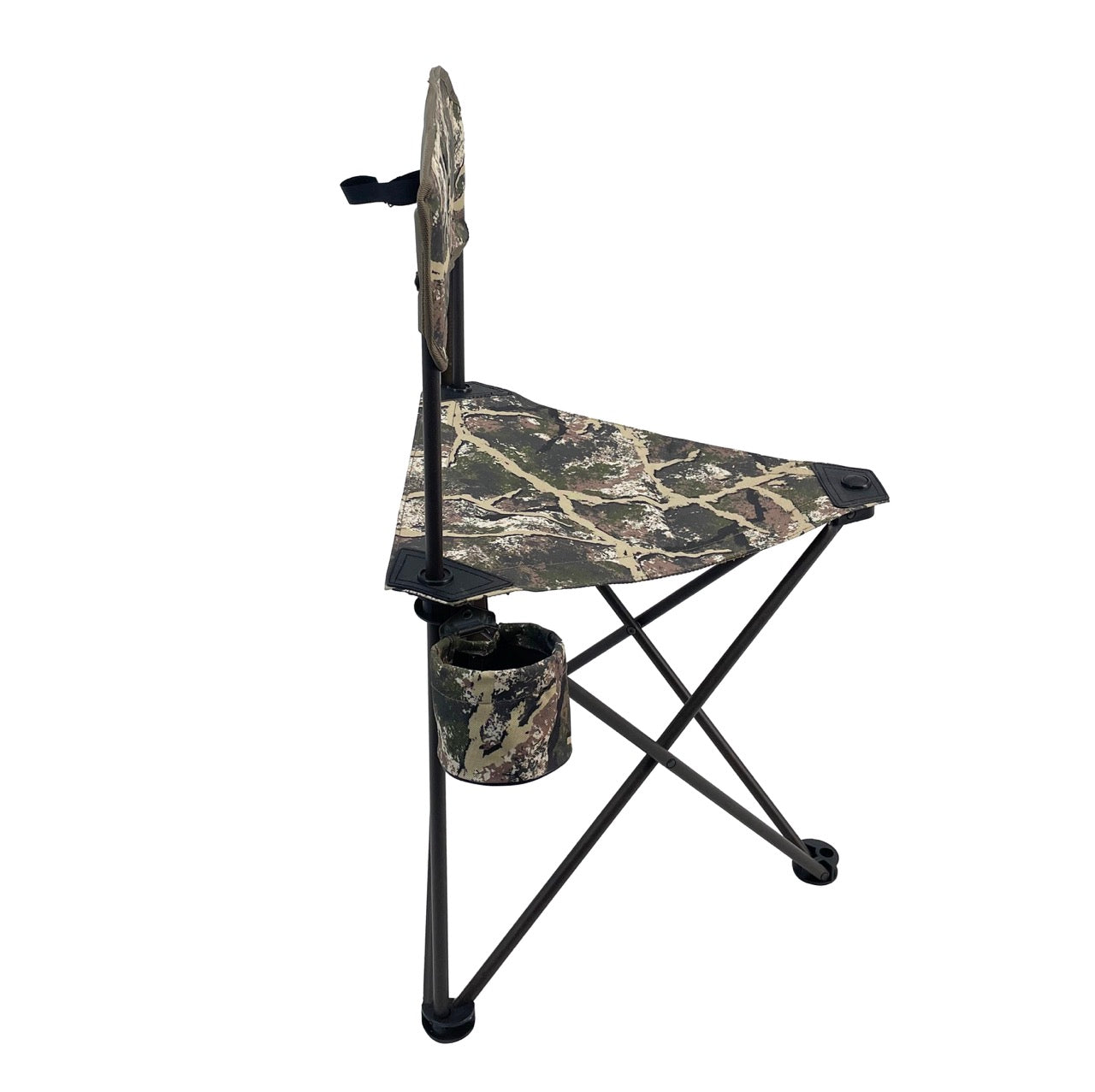Tri-Lite Stool W/ Back - AXS Camo™ Shroud Ranger