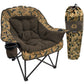 Heated Comfort Cloud Chair - AXS Camo™ Heritage Field/Brown Fleece  (Heated Seat And Back)